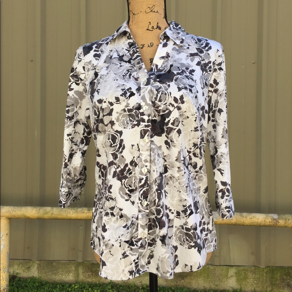 Floral Button Down Top